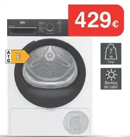 Milar Beko secadora oferta