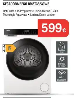 Milar Beko secadora bm3t38230wb oferta