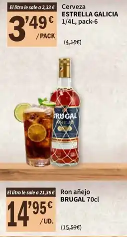 SPAR Brugal ron añejo oferta