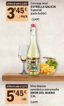 SPAR Estrella Galicia cerveza mini especial oferta