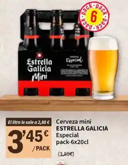 SPAR Estrella Galicia Cerveza Mini special oferta