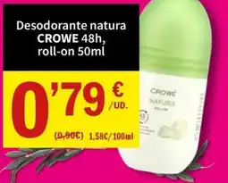 SPAR Crowe desodorante natura oferta