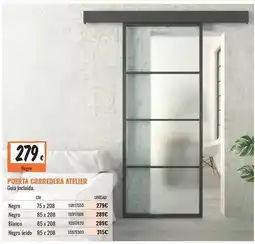 Obramat Guia - puerta corredera atelier oferta
