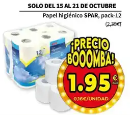 SPAR SPAR papel higiénico oferta