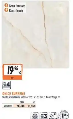 Obramat Supreme - suelo porcelanico interior oferta