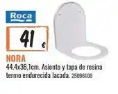 Obramat Roca - asiatto y tapa de resina termo endurecida lacada oferta