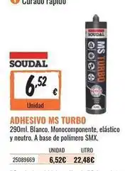 Obramat Soudal - adhesivo oferta