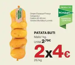 El Corte Inglés Origen - patata buti oferta