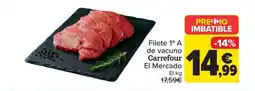 Carrefour Carrefour el mercado - filete 1ª a de vacuno oferta