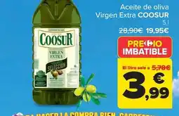 Carrefour Coosur - aceite de oliva virgen extra oferta