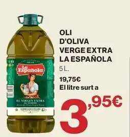 El Corte Inglés La española - oli d'oliva verge extra oferta