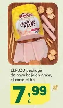 HiperDino Elpozo - pechuga de pavo bajo en grasa oferta