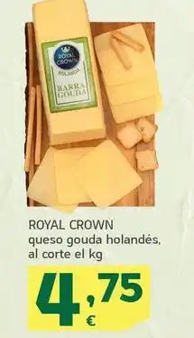 HiperDino Royal crown - queso gouda holandés oferta