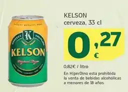 HiperDino Kelson - cerveza oferta