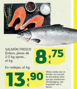 HiperDino Salmón fresco entero oferta
