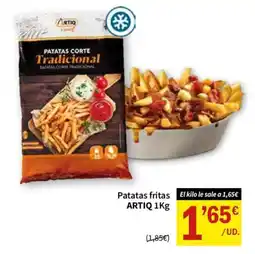 SPAR Artiq patatas fritas oferta