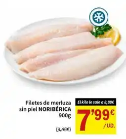 SPAR Noribérica filetes de merluza sin piel oferta