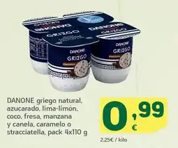 HiperDino Danone griego natural oferta