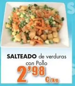 Congelados Copos Salteado de verduras con Pollo oferta