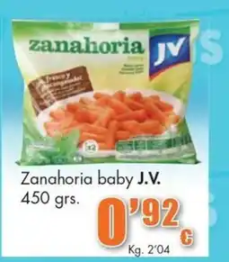 Congelados Copos J.V. zanahoria baby oferta