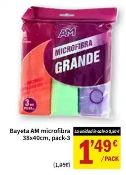 SPAR AM bayeta microfibra grande oferta