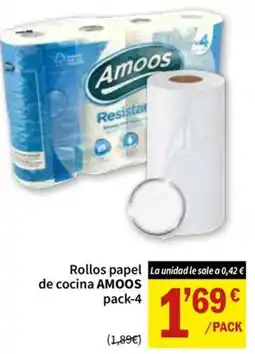 SPAR Rollo papel de cocina AMOOS oferta