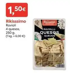 Suma Supermercados Rikisssimo - ravioli 4 quesos oferta