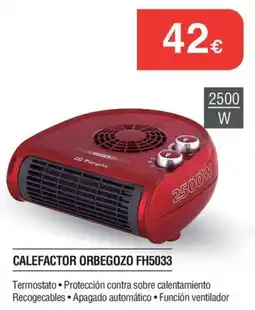 Milar Orbegozo calefactor fh5033 oferta