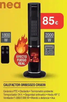 Milar Orbegozo calefactor cr5039 oferta