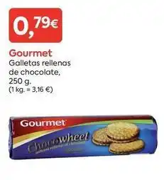 Suma Supermercados Gourmet - galletas rellenas de chocolate oferta