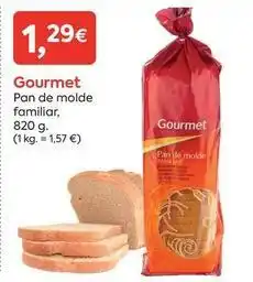 Suma Supermercados Gourmet - pan de molde familiar oferta