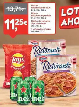 Suma Supermercados Lay's - pizza ristorante de atún oferta