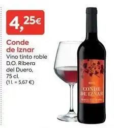 Suma Supermercados Conde de iznar - vino tinto roble d.o. ribera del duero oferta