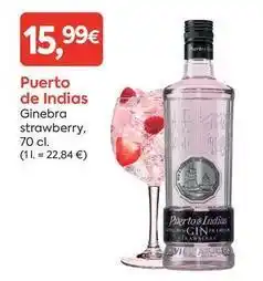 Suma Supermercados Puerto de indias - ginebra strawberry oferta