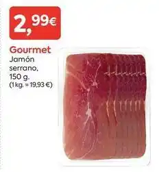 Suma Supermercados Gourmet - jamón serrano oferta