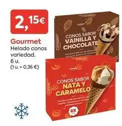 Suma Supermercados Gourmet - helado conos oferta