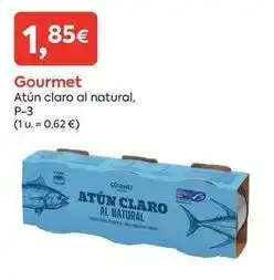 Suma Supermercados Gourmet - atun claro al natural oferta