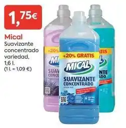 Suma Supermercados Mical - suavizante concentrado oferta