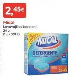 Suma Supermercados Mical - lavavajillas todo en 1 oferta