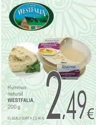 Valvi Supermercats Westfalia - hummus natural oferta