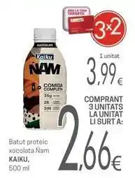 Valvi Supermercats Kaiku - batut proteic xocolata nam oferta