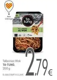 Valvi Supermercats Ta tung - tallarines wok oferta