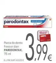 Valvi Supermercats Parodontax - pasta de dents frescor diari oferta
