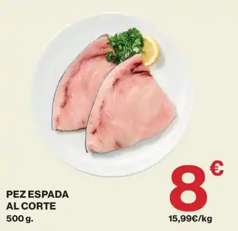 Supercor Pez espada al corte oferta