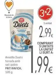 Valvi Supermercats Frit ravich - ametlla duets torrada amb sal i pebre oferta