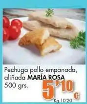 Congelados Copos Pechuga pollo empanada oferta