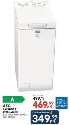 Worten Aeg - lavadora ltagn6230e oferta