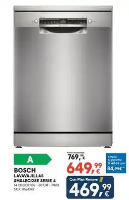 Worten Bosch - lavavajillas sm36c128e serie 4 oferta