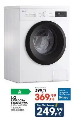 Worten Lg - lavadora f4a1058nwk oferta
