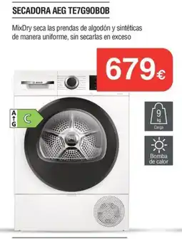 Milar Aeg secadora te7g90bob oferta